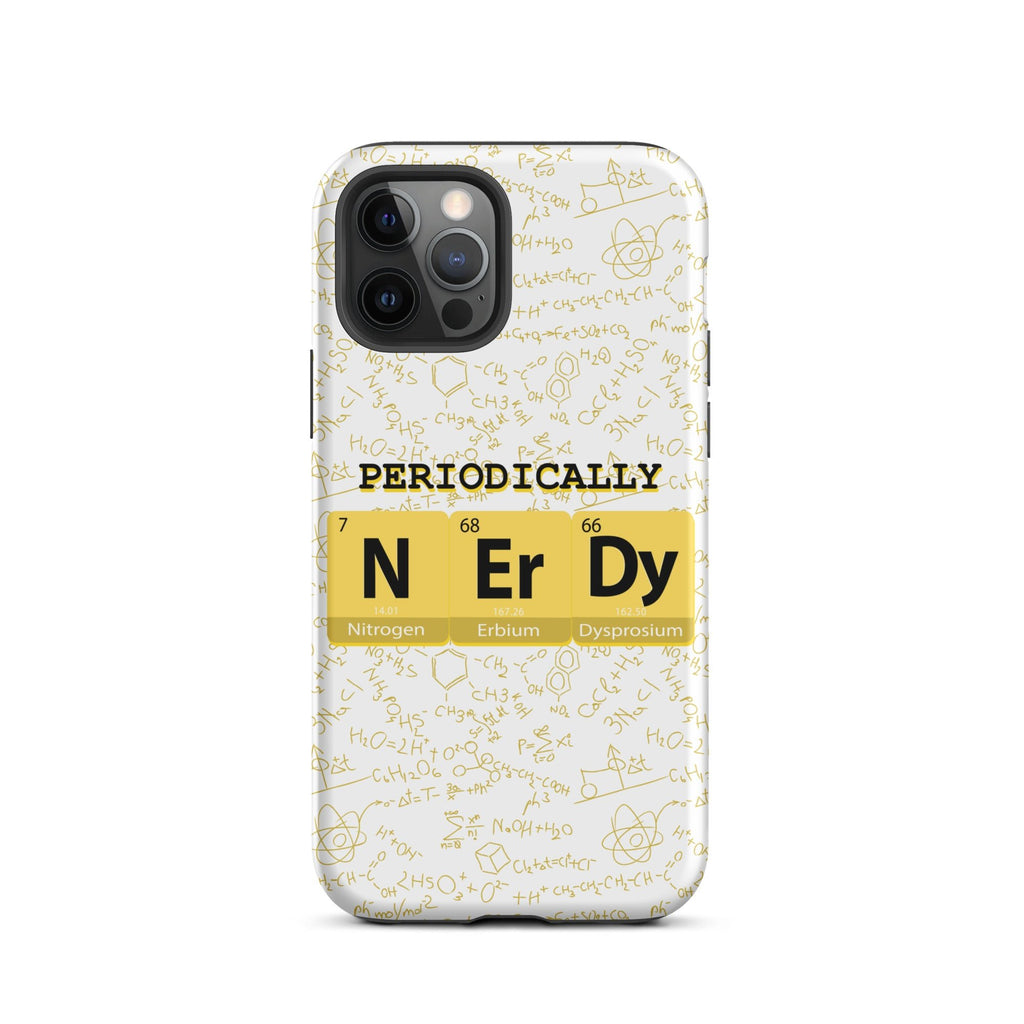 Math/Science "Periodically NERDY" Tough Case for iPhone® - Artwork by Lili