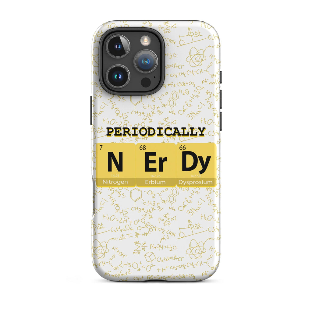 Math/Science "Periodically NERDY" Tough Case for iPhone® - Artwork by Lili
