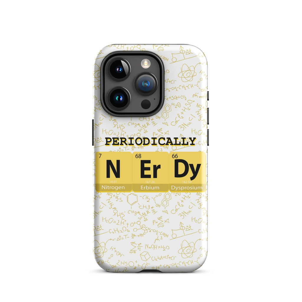 Math/Science "Periodically NERDY" Tough Case for iPhone® - Artwork by Lili