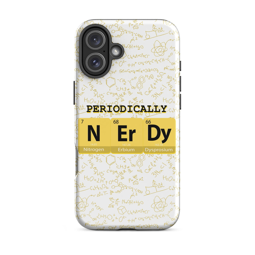 Math/Science "Periodically NERDY" Tough Case for iPhone® - Artwork by Lili