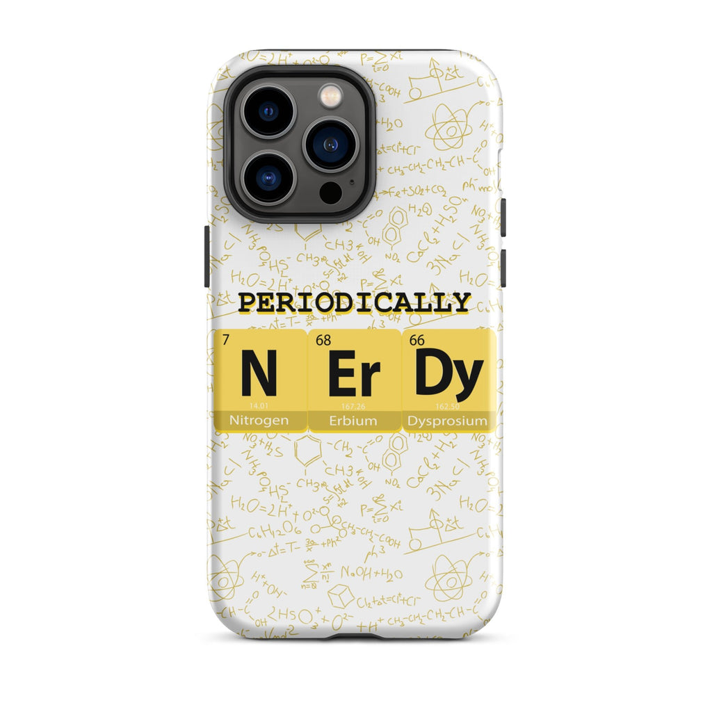 Math/Science "Periodically NERDY" Tough Case for iPhone® - Artwork by Lili