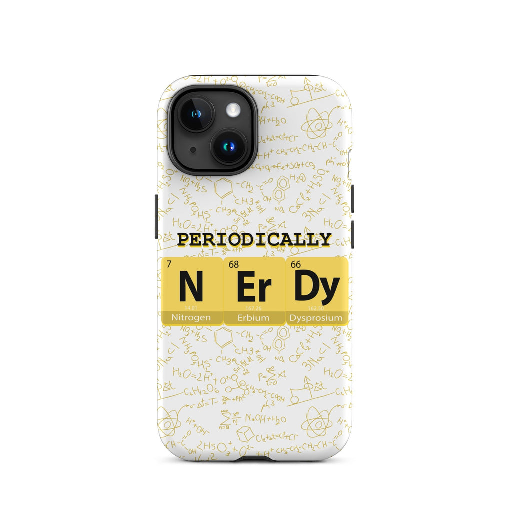 Math/Science "Periodically NERDY" Tough Case for iPhone® - Artwork by Lili