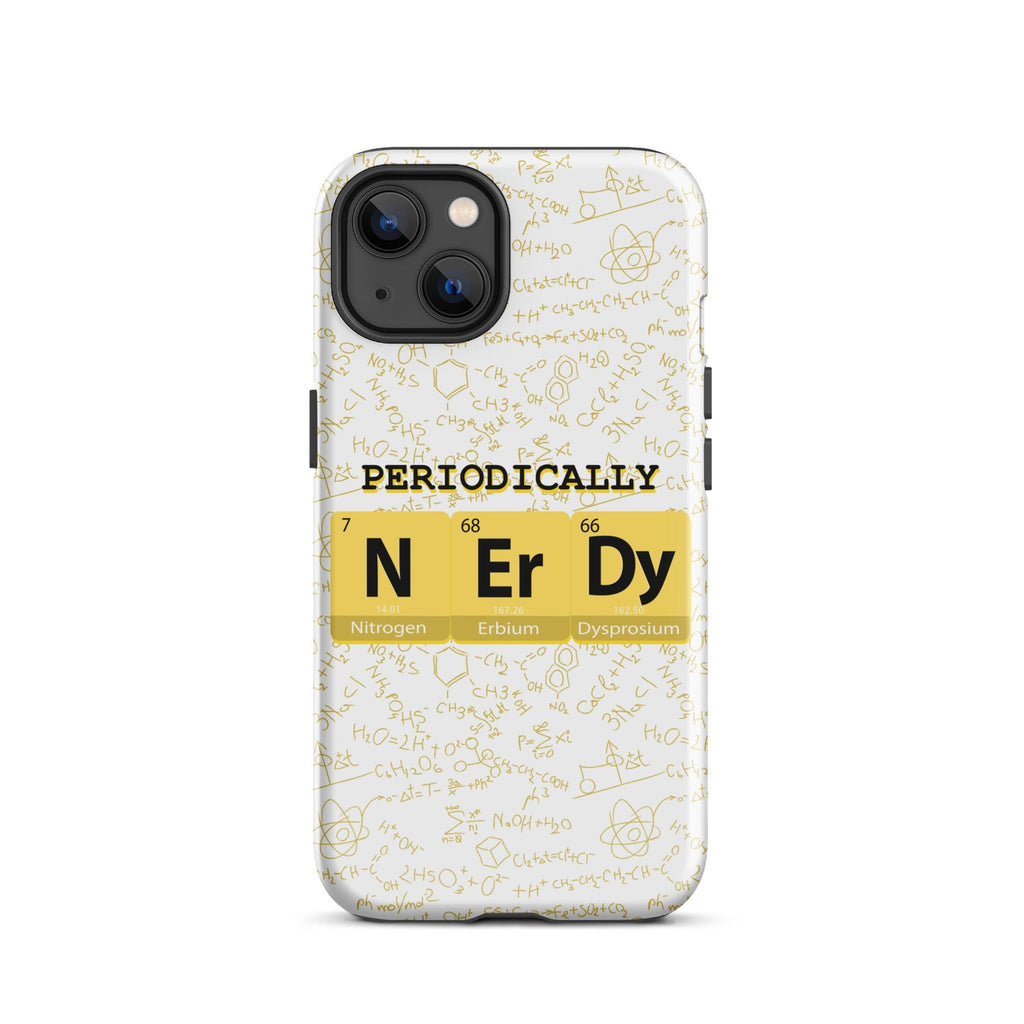 Math/Science "Periodically NERDY" Tough Case for iPhone® - Artwork by Lili