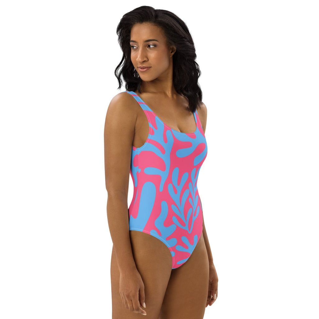 Matisse Inspired One - Piece Swimsuit - Artwork by Lili
