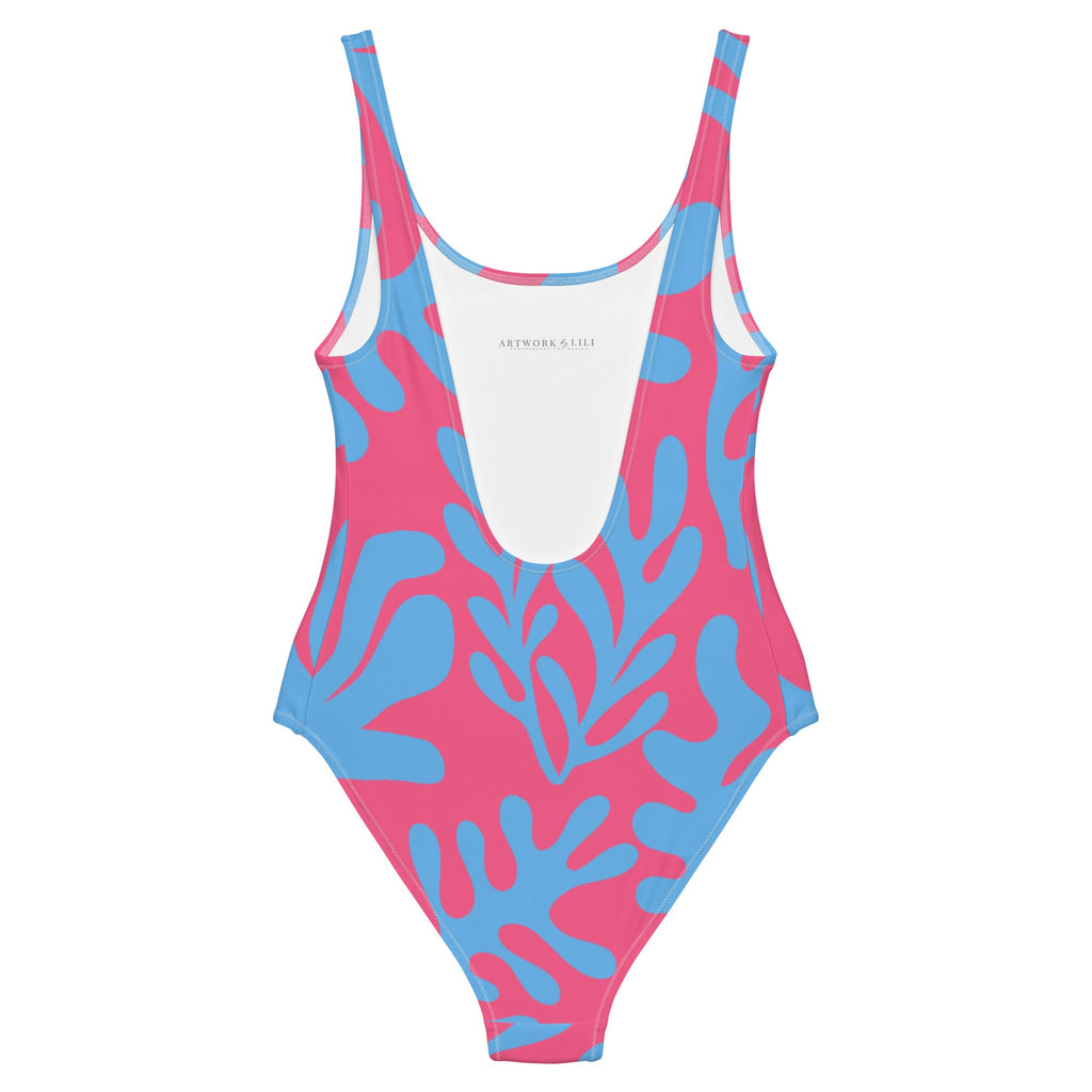 Matisse Inspired One - Piece Swimsuit - Artwork by Lili