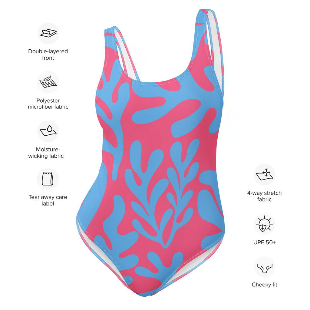 Matisse Inspired One - Piece Swimsuit - Artwork by Lili