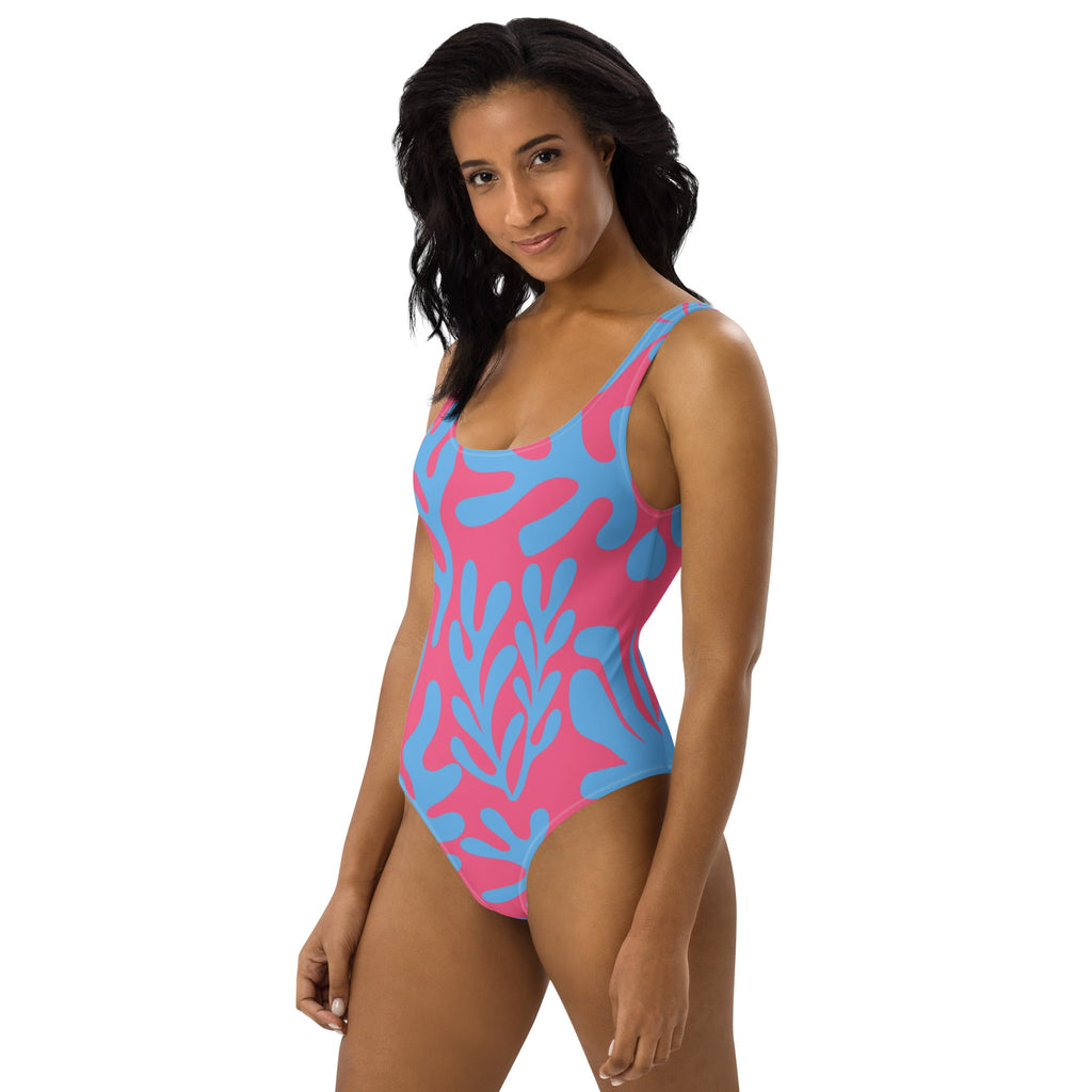 Matisse Inspired One - Piece Swimsuit - Artwork by Lili
