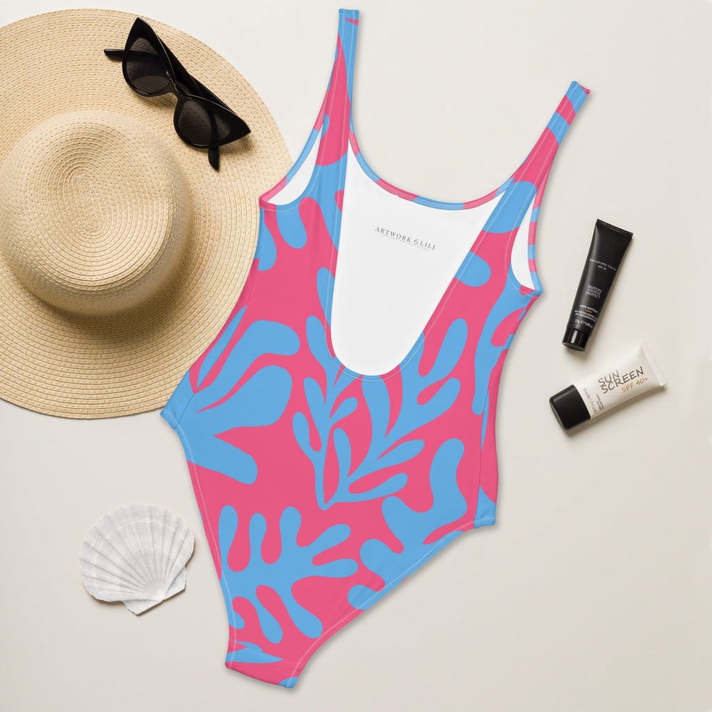 Matisse Inspired One - Piece Swimsuit - Artwork by Lili