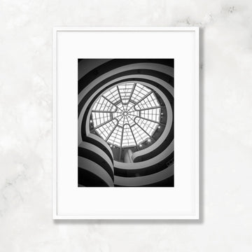 New York City Guggenheim Museum Architecture Photography, NYC Landmark, Home & Office Wall Decor - Artwork by Lili