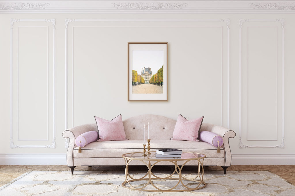 Paris Garden Autumn Photography, Jardin des Tuileries Landscape Prints, Musée du Louvre France - Artwork by Lili