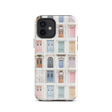 Pastel Parisian Doors Tough Case for iPhone® - Artwork by Lili