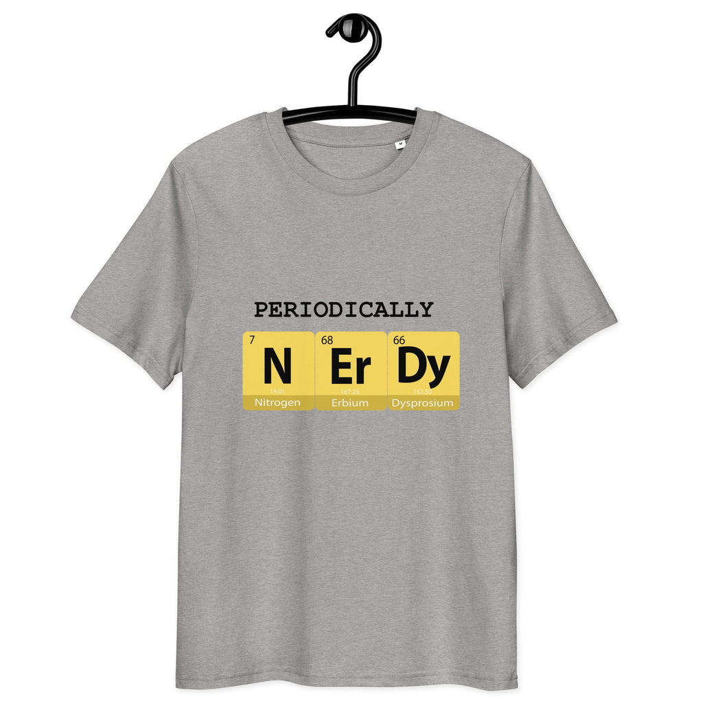 "Periodically NERDY" Unisex Organic Cotton T-shirt - Artwork by Lili