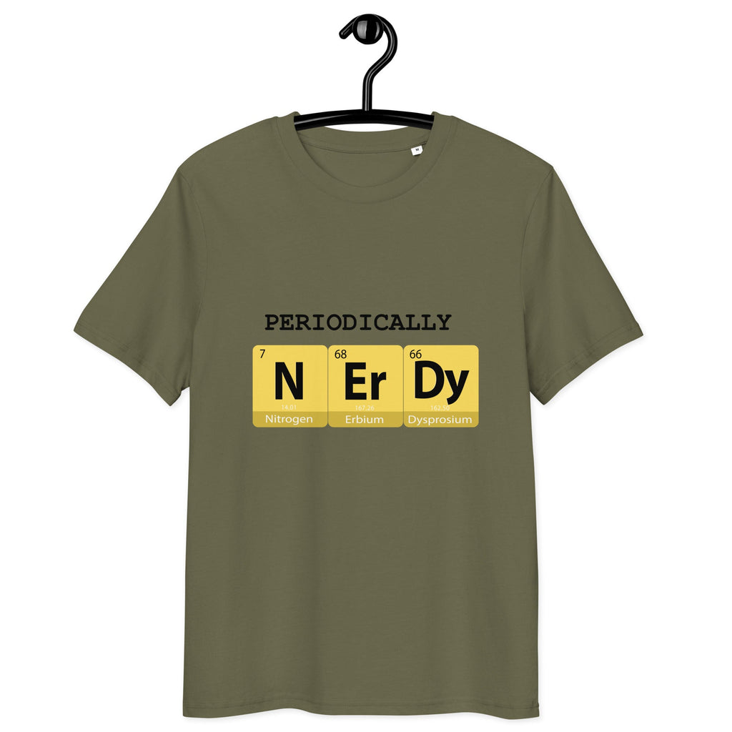 "Periodically NERDY" Unisex Organic Cotton T-shirt - Artwork by Lili