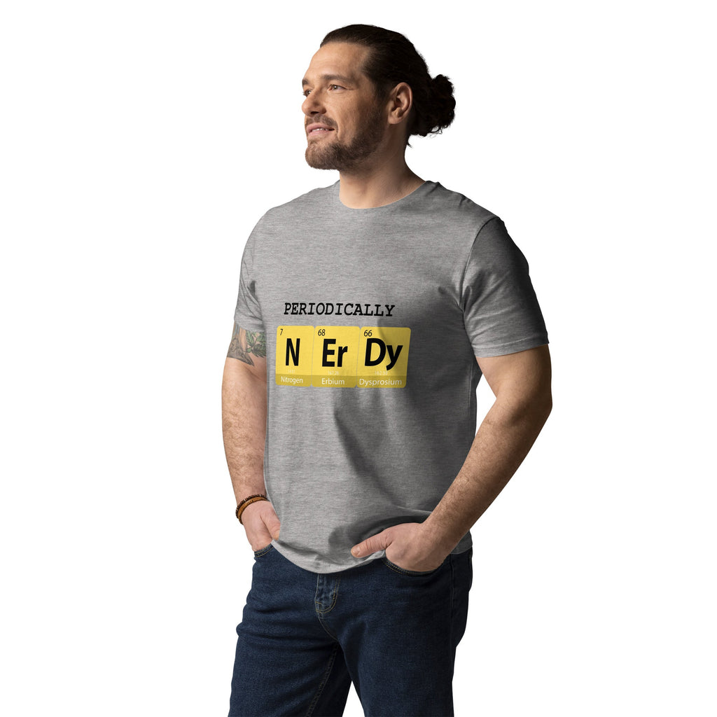 "Periodically NERDY" Unisex Organic Cotton T-shirt - Artwork by Lili