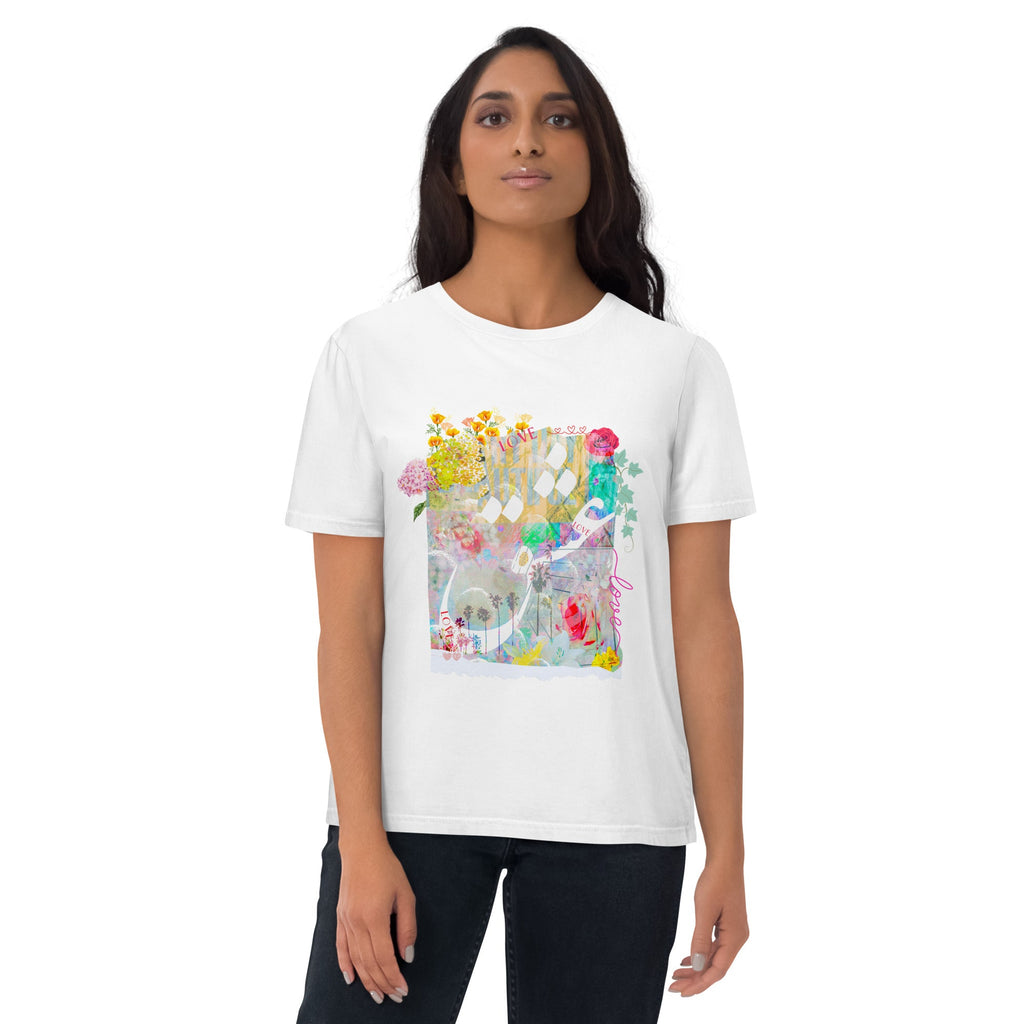 Persian Love (Eshgh in Farsi) Women's Organic Cotton T - shirt - Artwork by Lili