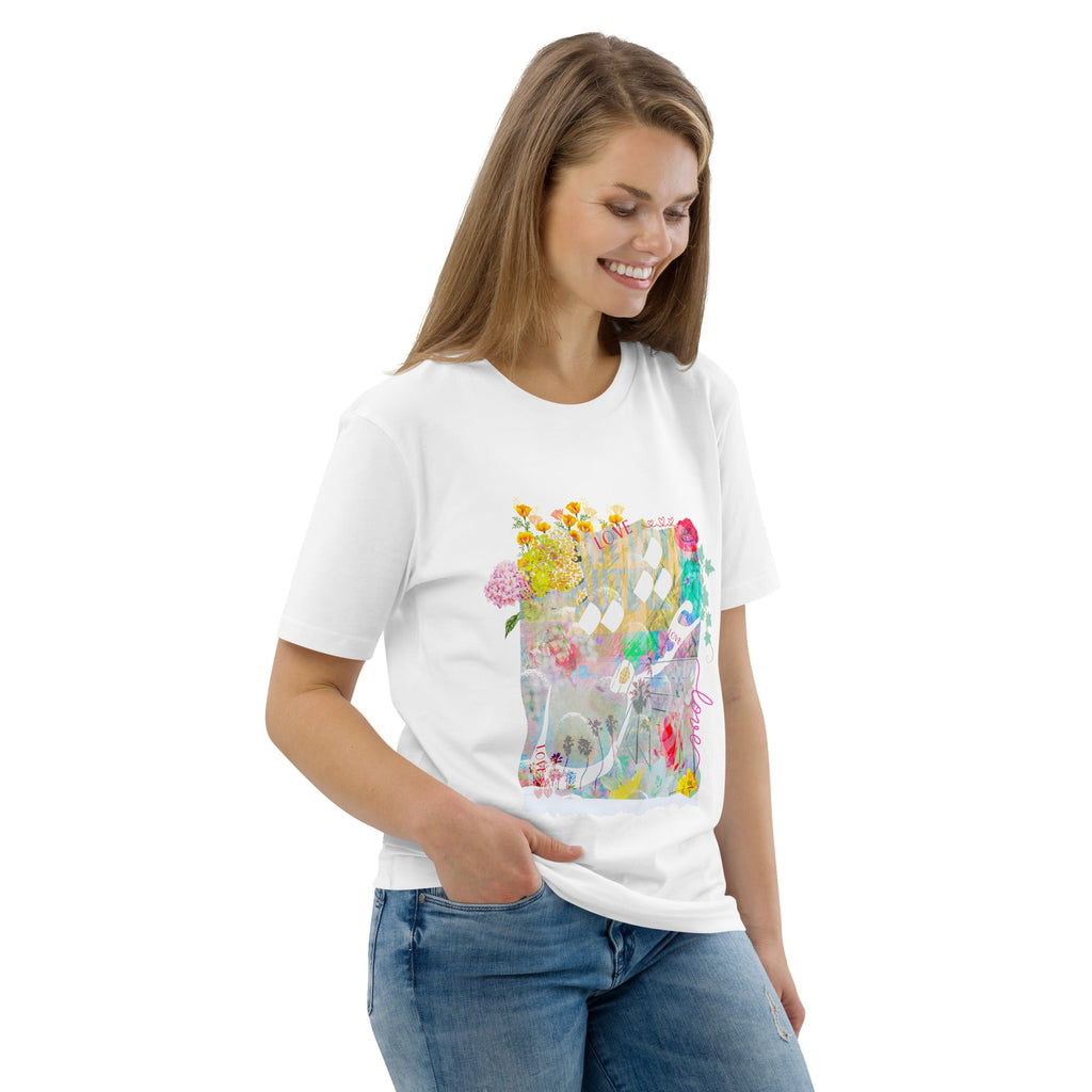 Persian Love (Eshgh in Farsi) Women's Organic Cotton T - shirt - Artwork by Lili