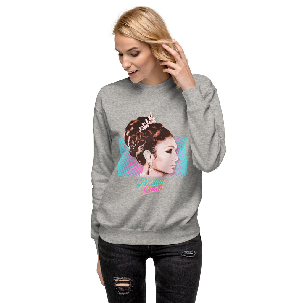 Persian Queen (Empress Farah of Iran) Unisex Premium Sweatshirt - Artwork by Lili