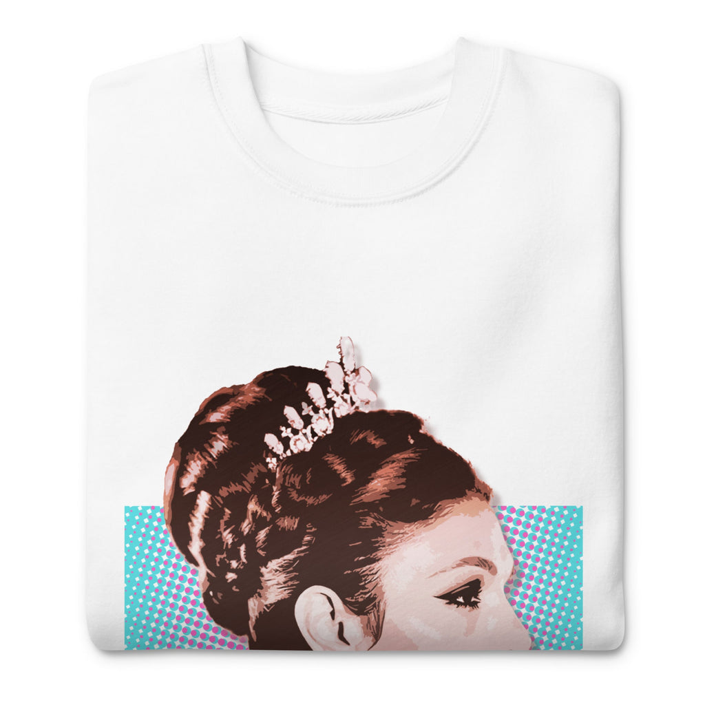 Persian Queen (Empress Farah of Iran) Unisex Premium Sweatshirt - Artwork by Lili