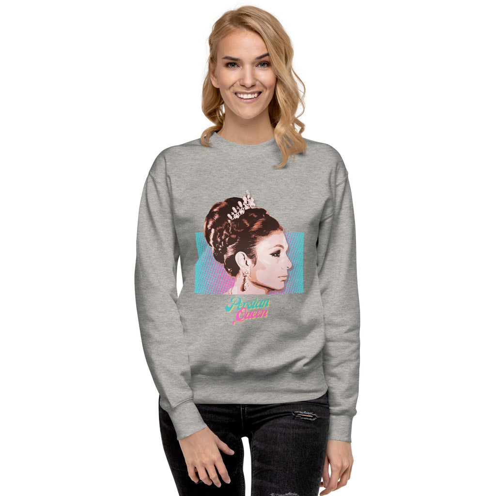 Persian Queen (Empress Farah of Iran) Unisex Premium Sweatshirt - Artwork by Lili