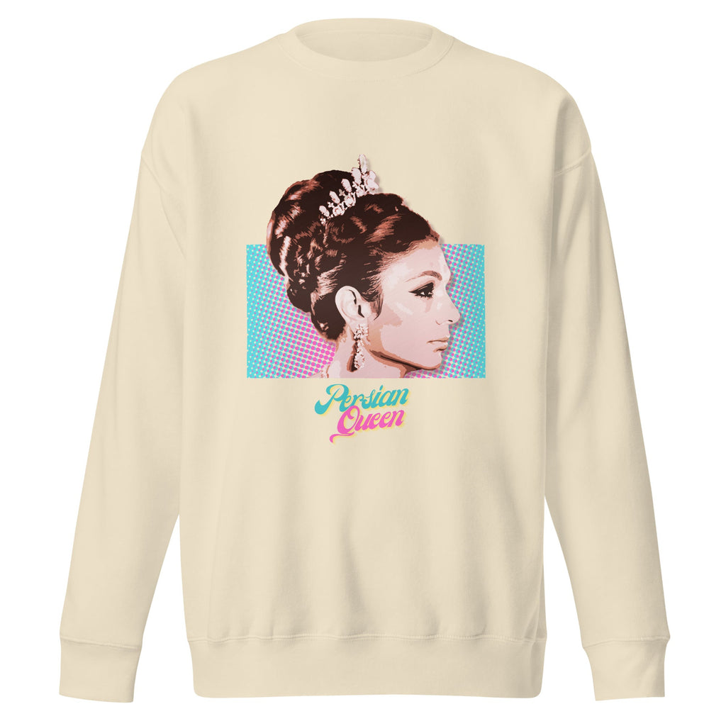 Persian Queen (Empress Farah of Iran) Unisex Premium Sweatshirt - Artwork by Lili