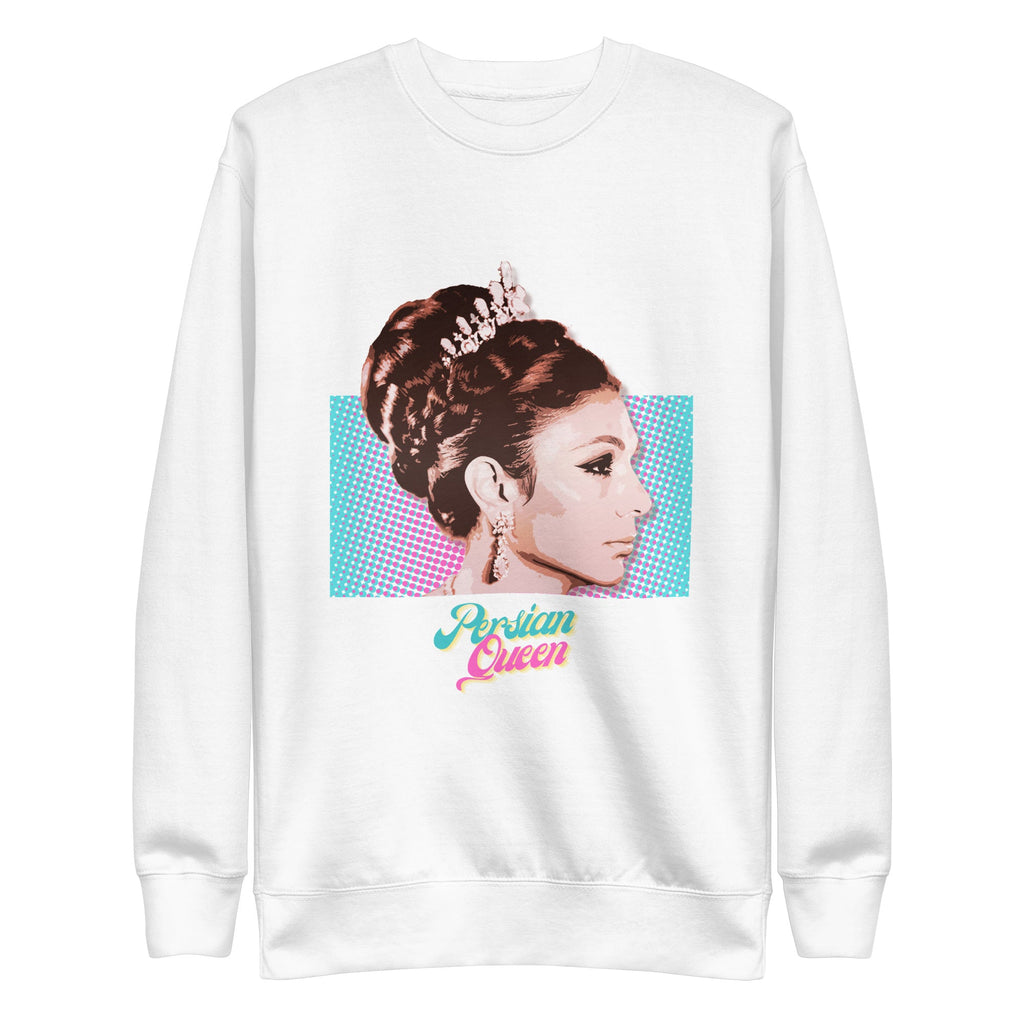 Persian Queen (Empress Farah of Iran) Unisex Premium Sweatshirt - Artwork by Lili