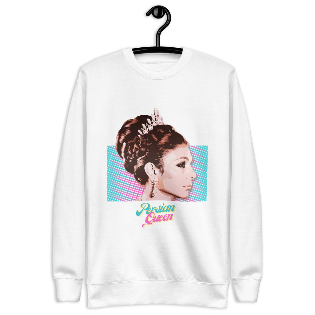 Persian Queen (Empress Farah of Iran) Unisex Premium Sweatshirt - Artwork by Lili