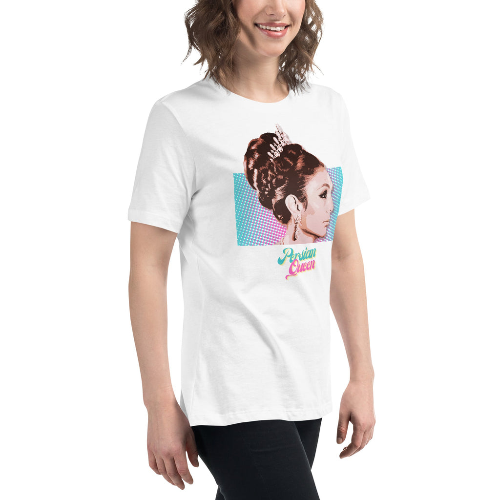 Persian Queen (Empress Farah) Women's Relaxed T - Shirt - Artwork by Lili