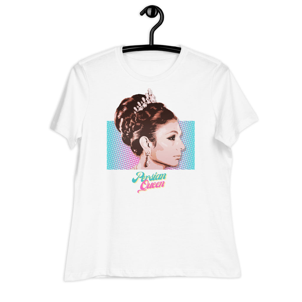 Persian Queen (Empress Farah) Women's Relaxed T - Shirt - Artwork by Lili