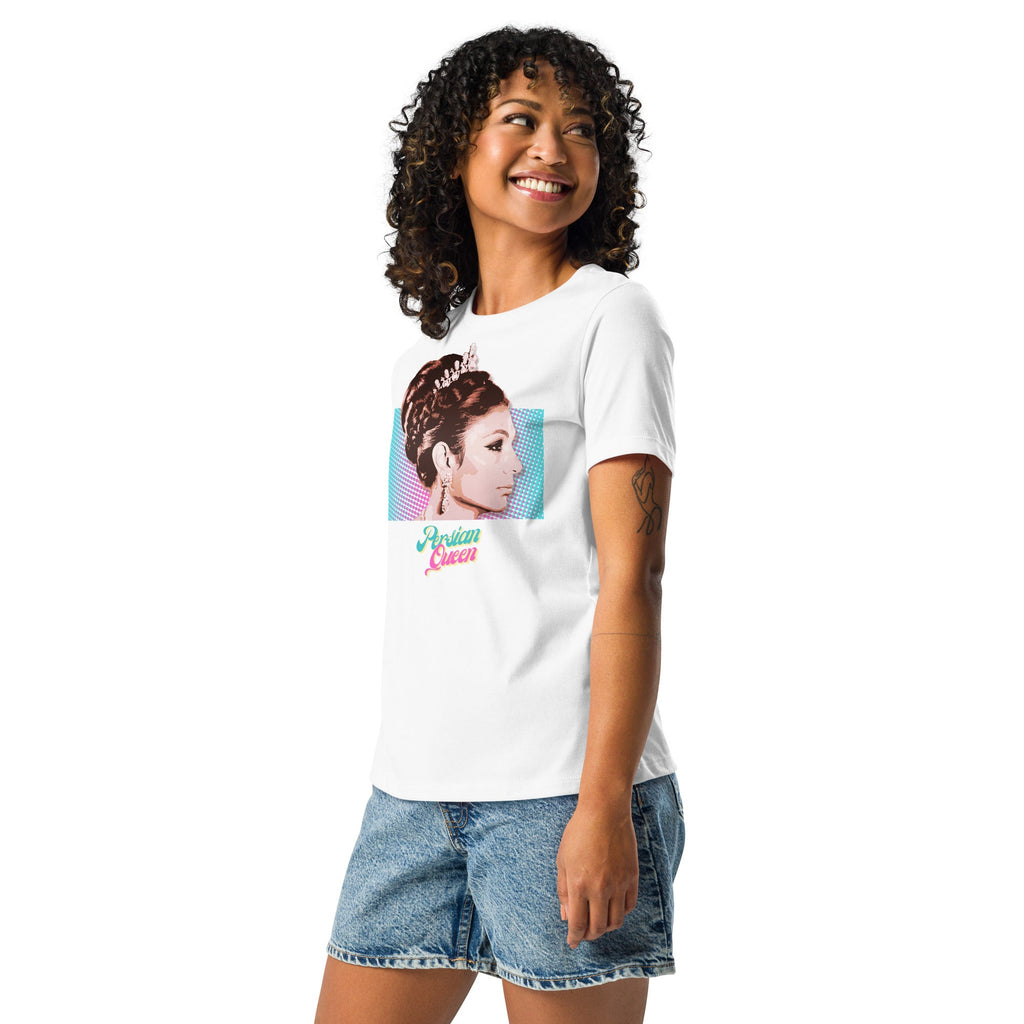 Persian Queen (Empress Farah) Women's Relaxed T - Shirt - Artwork by Lili
