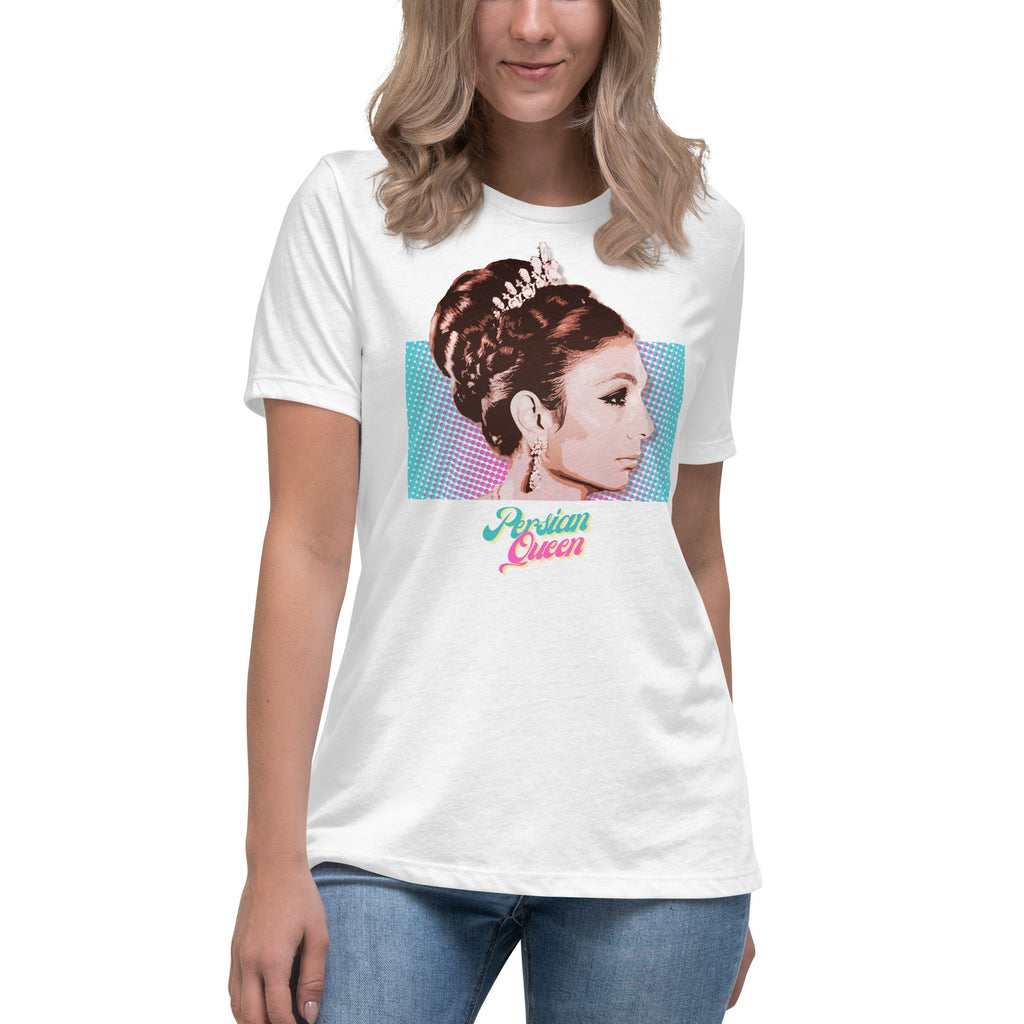 Persian Queen (Empress Farah) Women's Relaxed T - Shirt - Artwork by Lili