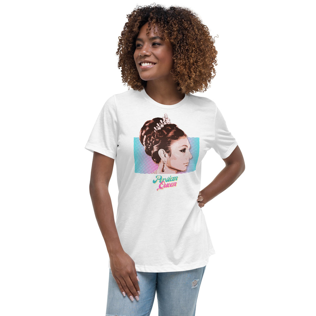Persian Queen (Empress Farah) Women's Relaxed T - Shirt - Artwork by Lili