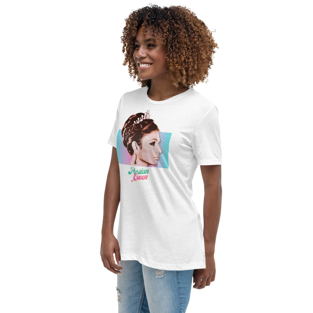 Persian Queen (Empress Farah) Women's Relaxed T - Shirt - Artwork by Lili