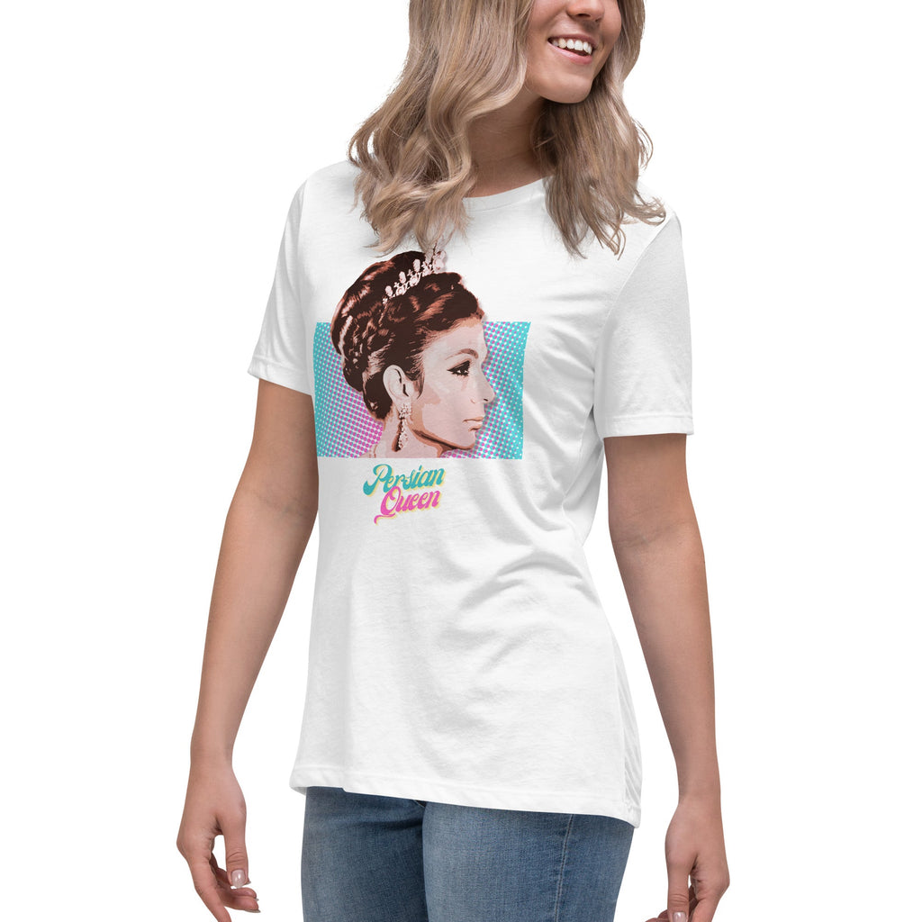 Persian Queen (Empress Farah) Women's Relaxed T - Shirt - Artwork by Lili