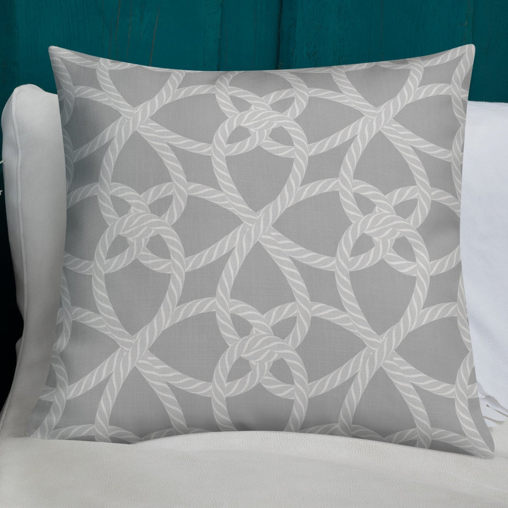 Sailboat Reflections 22x22 Premium Pillow - Artwork by Lili