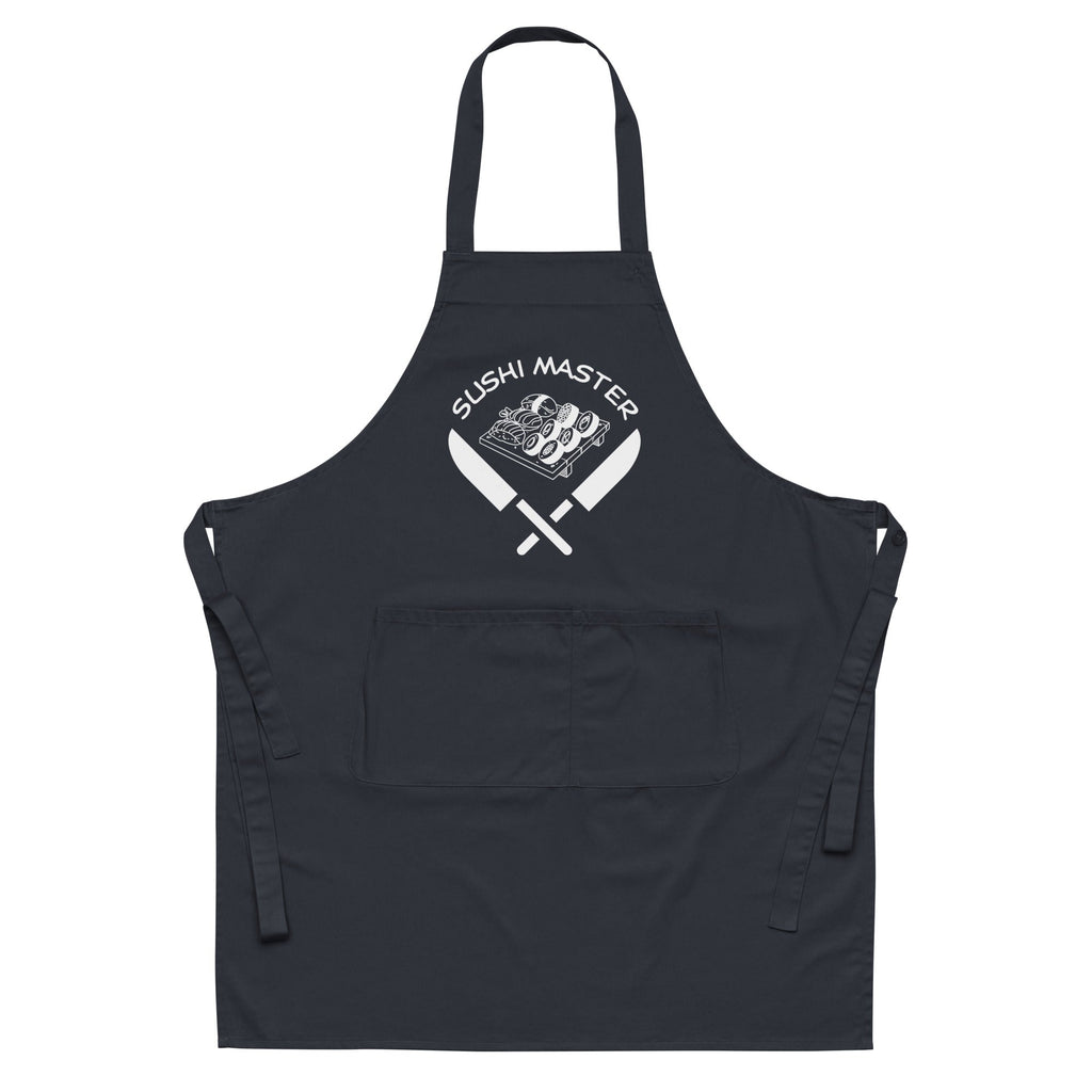 Sushi Theme "Sushi Master" Organic Cotton Apron - Artwork by Lili