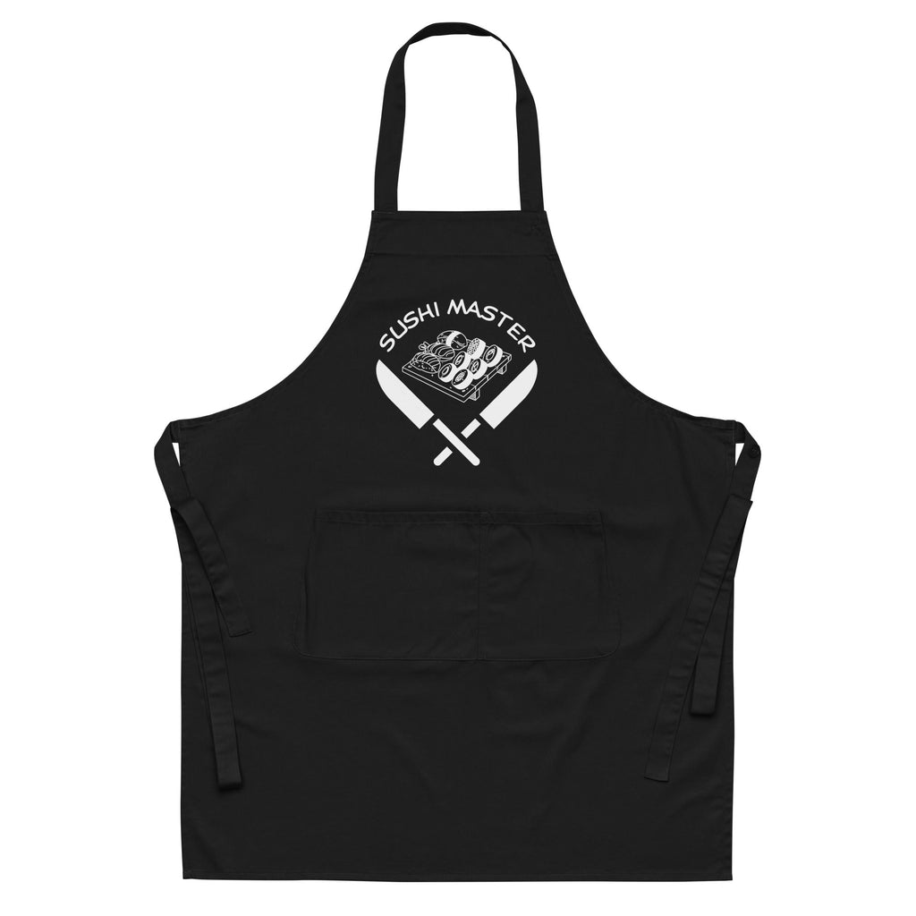 Sushi Theme "Sushi Master" Organic Cotton Apron - Artwork by Lili