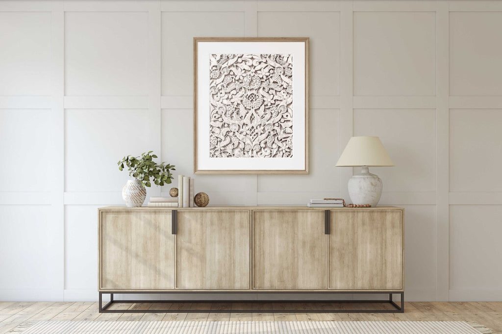 Alhambra Palace Floral Motifs Photography, Granada Spain, Arabic Carvings, Europe Andalucia Prints, Home & Office Decor Wall Art Prints - Artwork by Lili