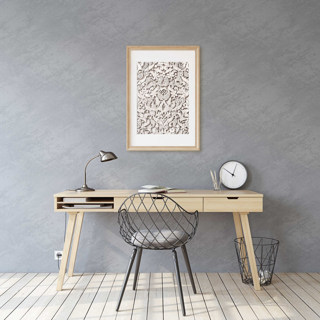 Alhambra Palace Floral Motifs Photography, Granada Spain, Arabic Carvings, Europe Andalucia Prints, Home & Office Decor Wall Art Prints - Artwork by Lili