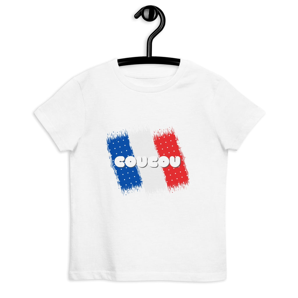 Coucou (French Language) Organic Cotton Kids (Unisex) T-shirt - Artwork by Lili