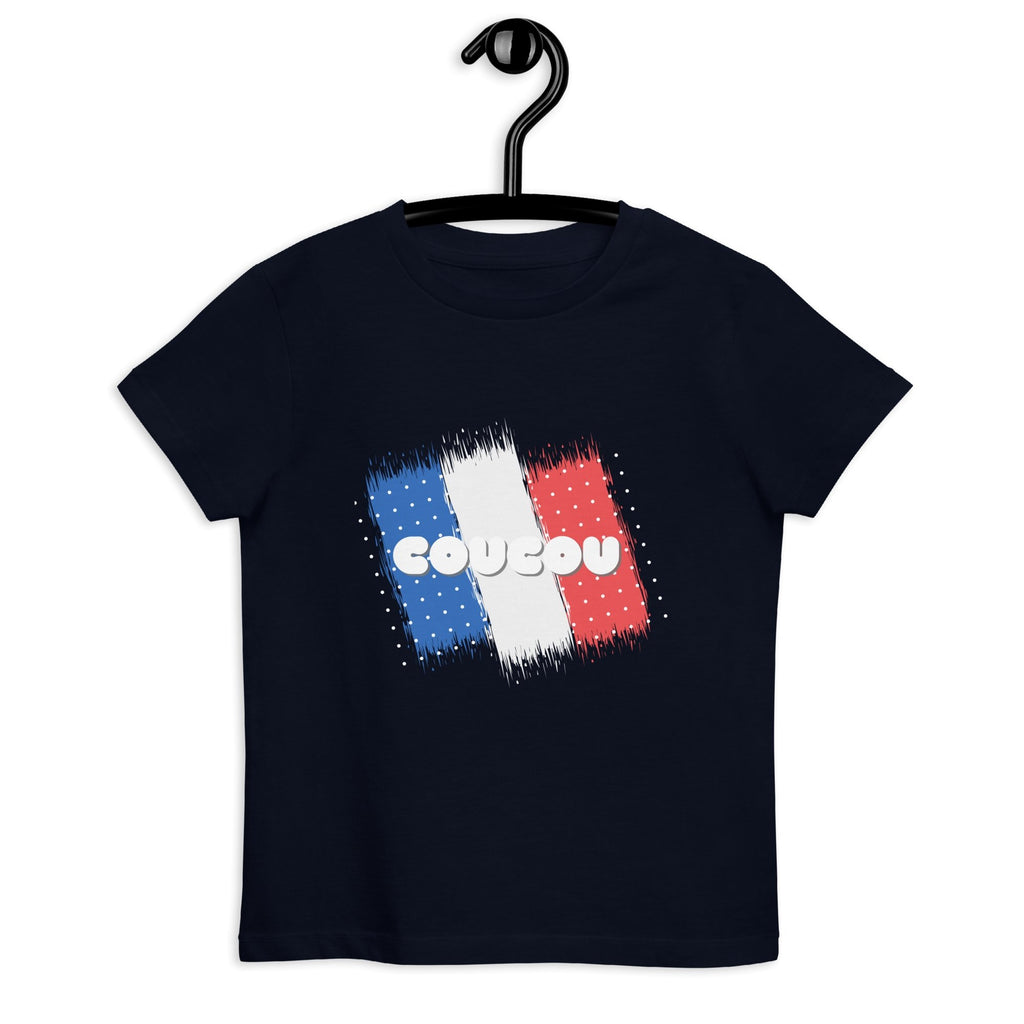 Coucou (French Language) Organic Cotton Kids (Unisex) T-shirt - Artwork by Lili