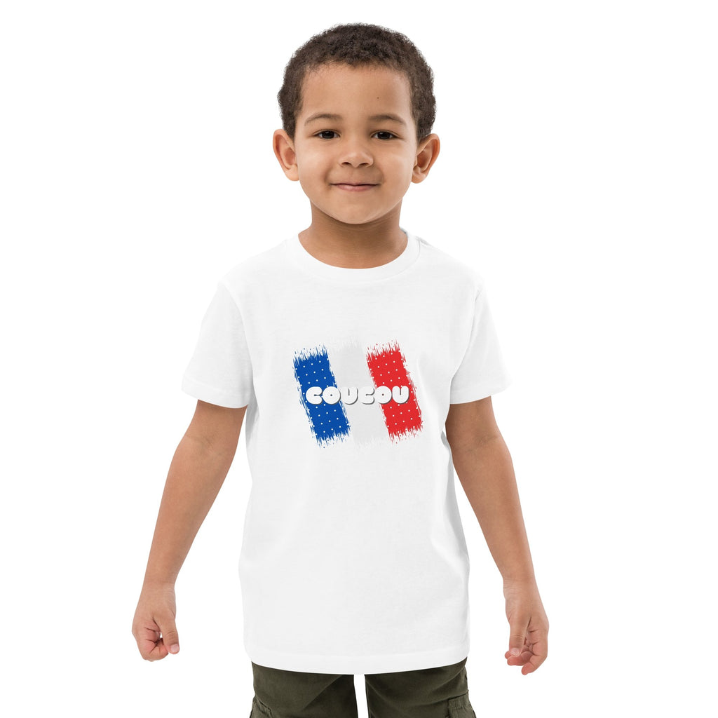 Coucou (French Language) Organic Cotton Kids (Unisex) T-shirt - Artwork by Lili