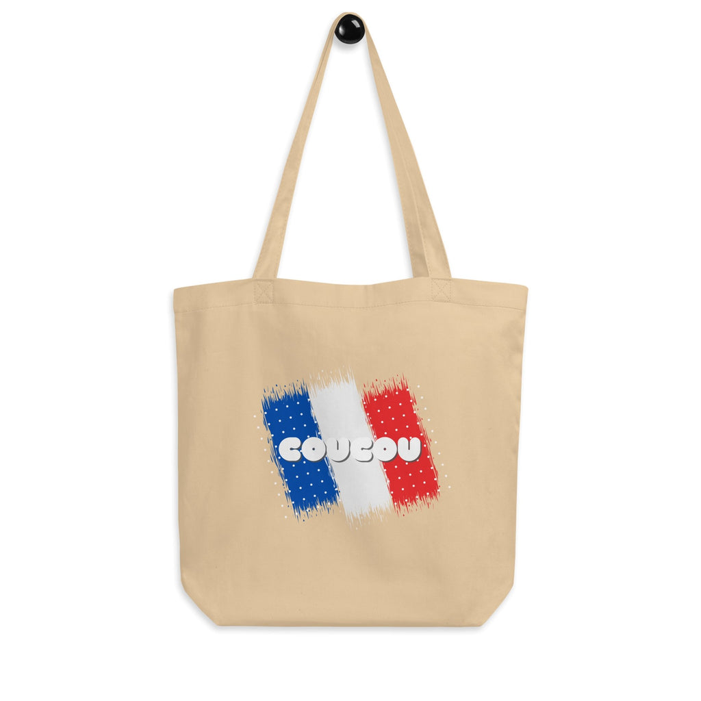Coucou French Language Organic Cotton Tote Bag - Artwork by Lili