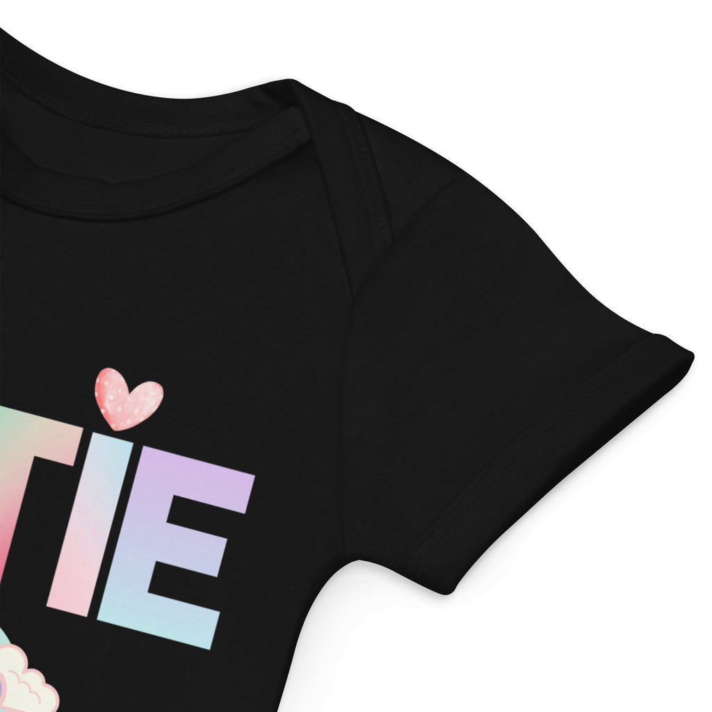 Cutie Pi (Greek Letter) Unisex Organic Cotton Baby Bodysuit - Artwork by Lili