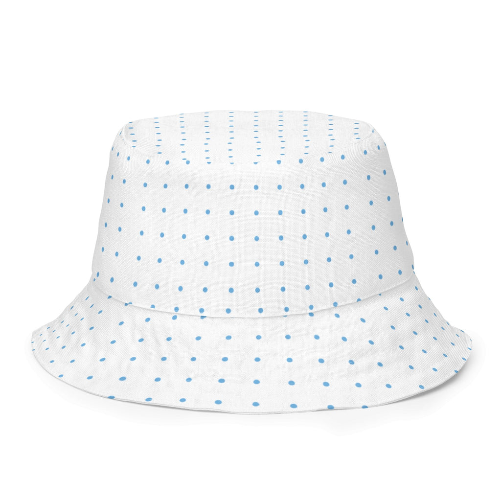Marine Life & Polka Dots Unisex Reversible Bucket Hat - Artwork by Lili
