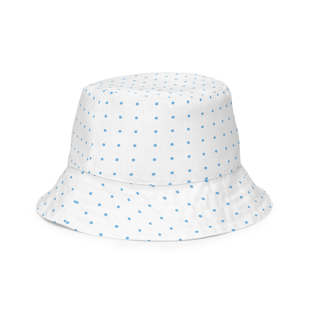 Marine Life & Polka Dots Unisex Reversible Bucket Hat - Artwork by Lili