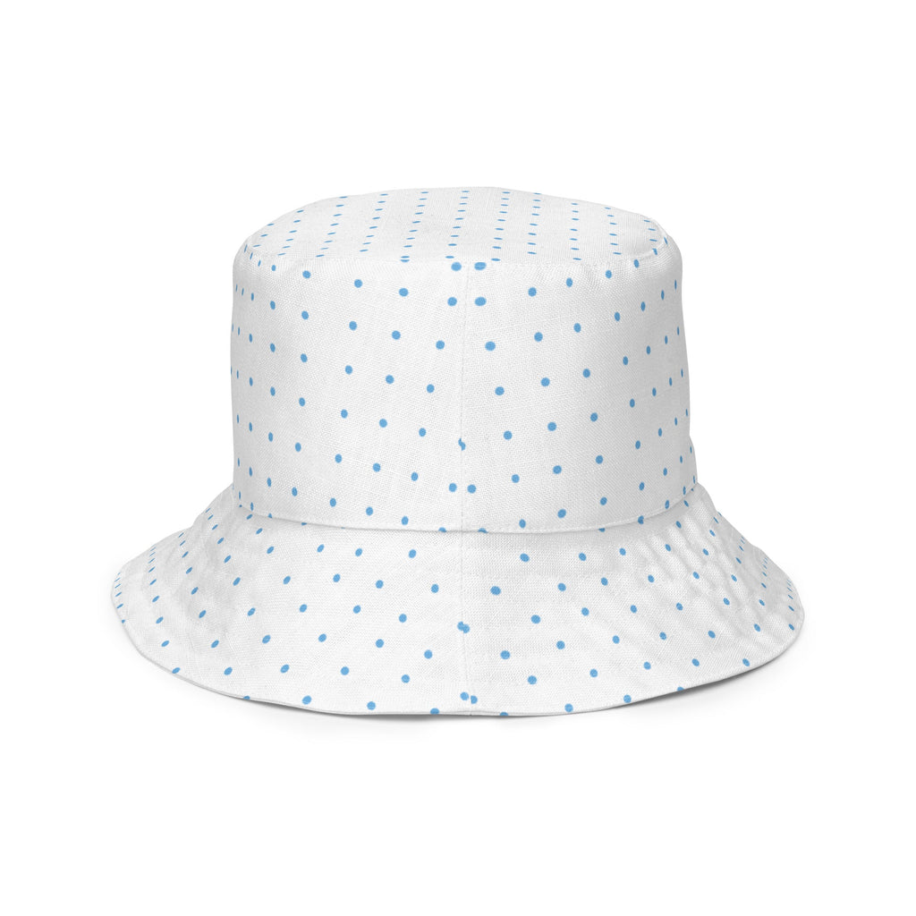 Marine Life & Polka Dots Unisex Reversible Bucket Hat - Artwork by Lili