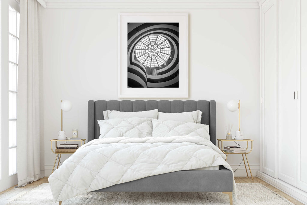 New York City Guggenheim Museum Architecture Photography, NYC Landmark, Home & Office Wall Decor - Artwork by Lili