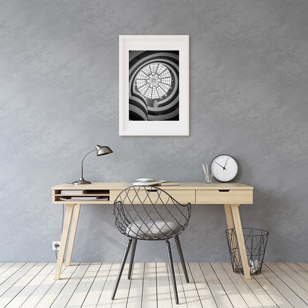 New York City Guggenheim Museum Architecture Photography, NYC Landmark, Home & Office Wall Decor - Artwork by Lili