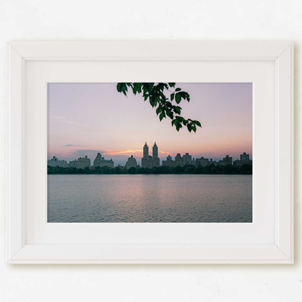 New York City Travel and Architecture Photography Print, NY Central Park Sunset View, The San Remo, Home & Office Wall Decor - Artwork by Lili