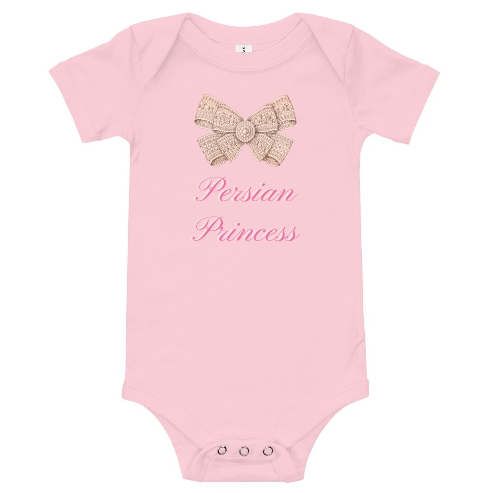Persian Princess Baby Short Sleeve One Piece - Artwork by Lili